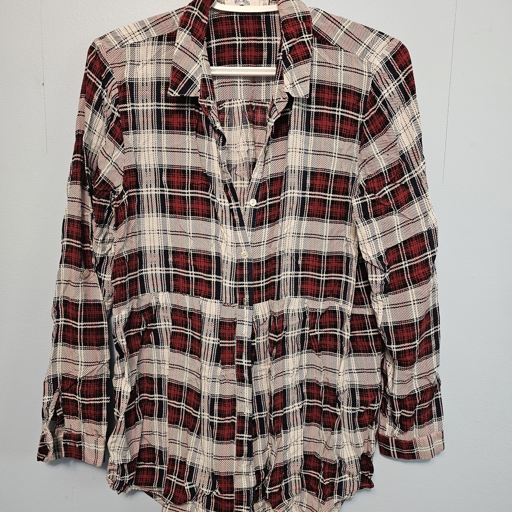 Ricki's Classic Red and Black Plaid Shirt